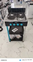 Rebune 3 Gas + 1 Electric Burner Standing Gas Stove na Rafu - 1