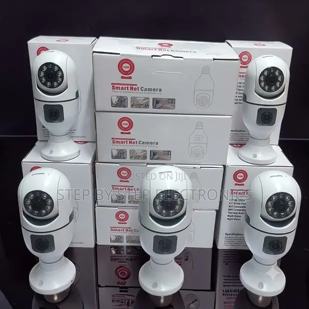 Kamera ya Balbu ya WiFi yenye Lens Mbili na Usiku wa Rangi - 1