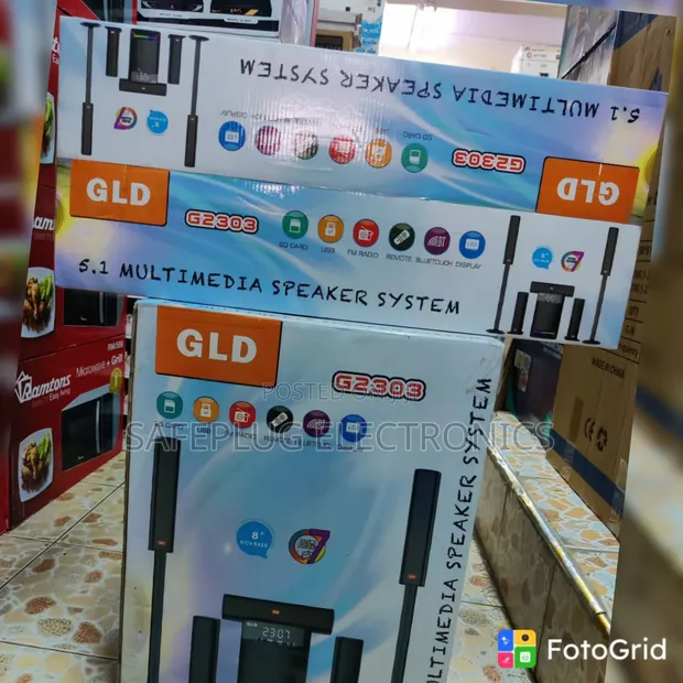 GLD 5.1 Channel 2303 Speaker System - Mpya Kabisa - 1