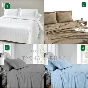 Striped 6×6 Bedsheets – Stylish Comfortable
