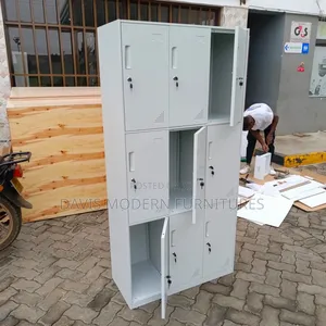 Kabati la Maduka ya Wafanyikazi la Metal lenye Milango 9