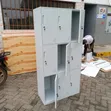 Kabati la Maduka ya Wafanyikazi la Metal lenye Milango 9 - 2
