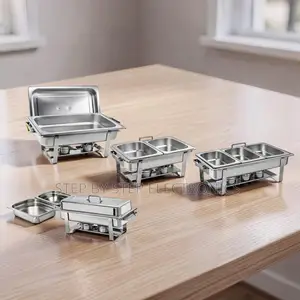Chafing Dish Mpya ya Chuma cha Kutuo cha 11L Triple