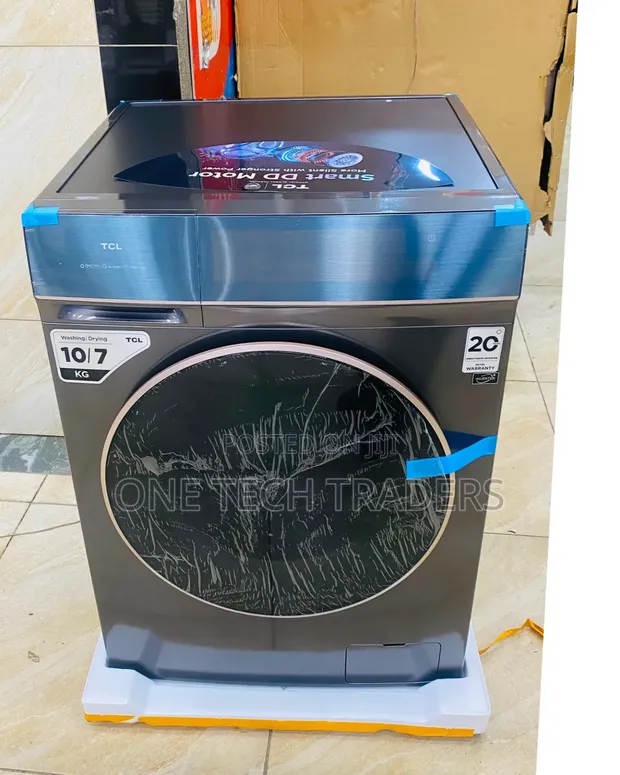 TCL Mashine ya Kufulia na Kukausha ya Front Load 10/7kg - 1