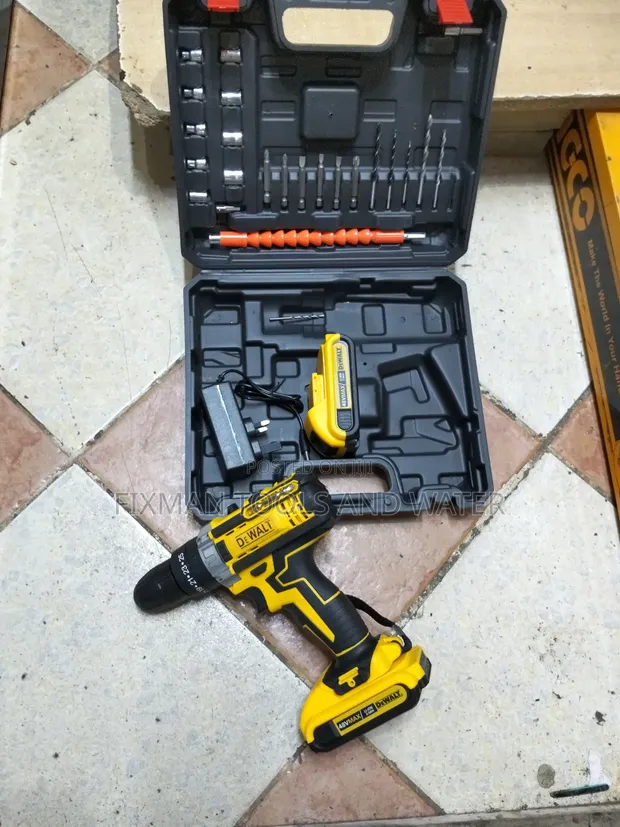 Brand New Dewalt 48V Cordless Drill with 2 Batteries & Charger - 1