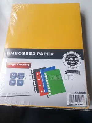 Brand New Bright Office A4 Embossed Binding Paper (100 Sheets)