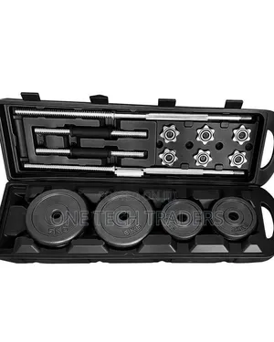 Euromax York 50kg Adjustable Dumbbell Set