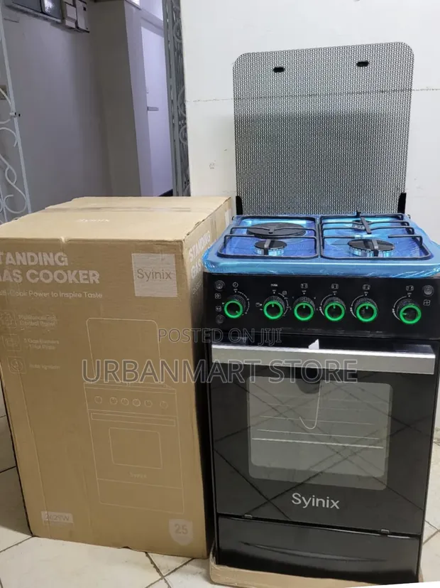 Syinix 50x50 Gas Cooker with Electric Oven - 1