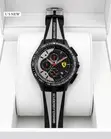 Scuderia Ferrari Tachymeter Sports Watch - Black/Silver - 1