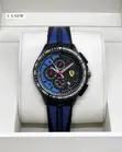 Scuderia Ferrari Chronograph Watch - Black & Blue Dial - 1