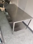 Full Length Stainless Steel Commercial Table - 2