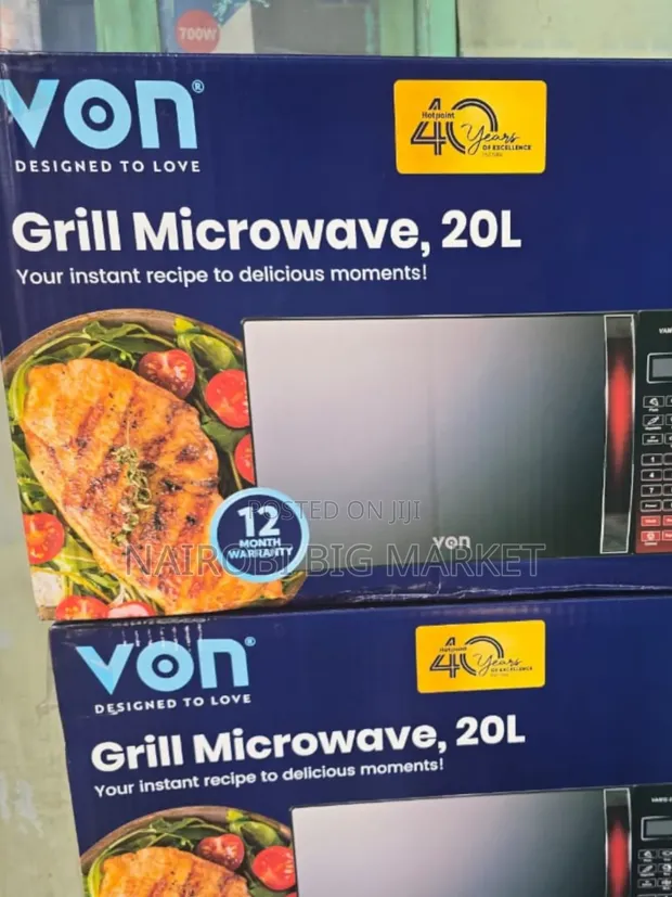 Von 20L Digital Microwave with Grill - 1