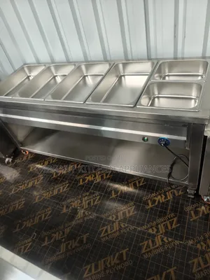 Commercial Stainless Steel Bain Marie - 5 Pans
