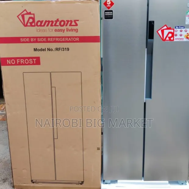 Ramtons Side by Side Fridge 430L - 1