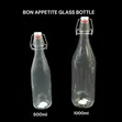 1000ml Cling Top Glass Bottle - 2