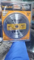 Welloo T.C.T Saw Blade kwa Kukata Aluminium (Inchi 10) - 1