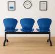 3-Link Plastic Reception Bench - 5
