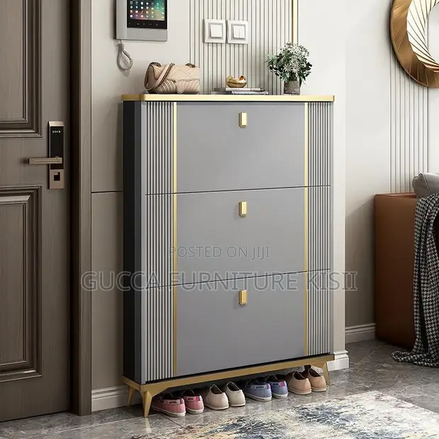 3-Drawer Modern Shoe Rack Storage - 1