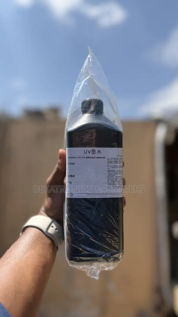 1L UV DTF Uv Flatbed Cyan Ink - 1