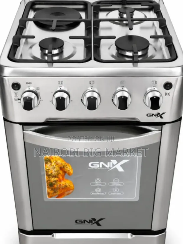 Gnix 50*50 Standing Cooker With Electric Oven - 1
