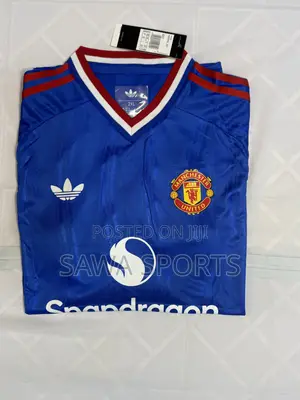 Manchester United Blue Away Jersey - Premium High Quality