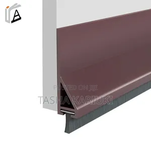 Bottom Rubber Door Seal with Brush, 96cm