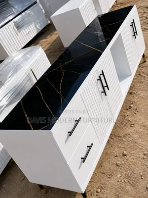 Modern White TV Console Sideboard