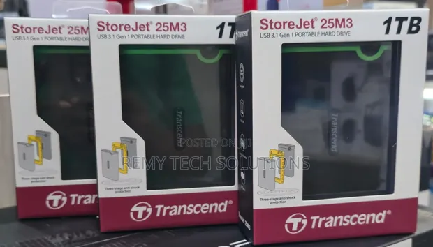 Transcend 1TB External Hard Drive - 1
