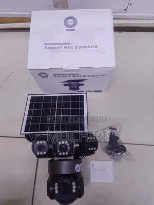 V380 Triple Lens Solar Security Camera With 4G