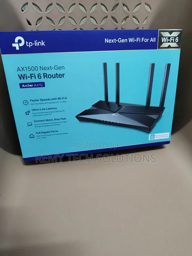 TP-Link Archer AX10 Dual Band Wi-Fi 6 Router - 1