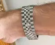Rolex Datejust Automatic Chuma cha Kutupwa Rangi ya Bluu Na Namba za Kirumi - 2