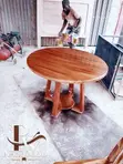 4-Seater Mahogany Dining Set - 1