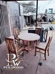 4-Seater Mahogany Dining Set - 4