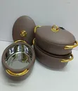 3pc Luxury Forever Gold Hotpot / Insulated Hotpot - 2