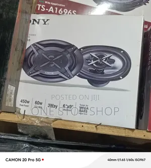 6x9 Sony Oval Coaxial Speakers for Wide Sound Dispersion