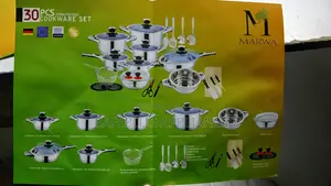 30-Piece Stainless Steel Cookware Set