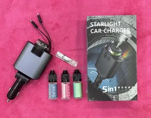Chaja ya Gari ya Starlight 5-in-1 yenye Kifaa cha Kunukisha