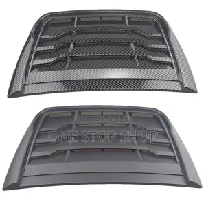 Big Size Gloss Black or Carbon Fiber Bonnet Scoop Decoration