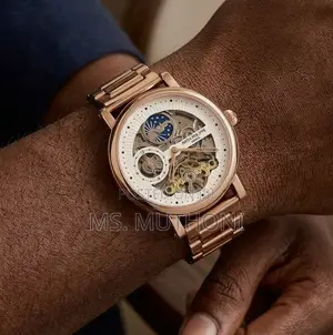Patek Philippe Geneve Skeleton Dial Automatic Rose Gold