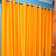 Yellow Soft Plain Window Curtains - 1
