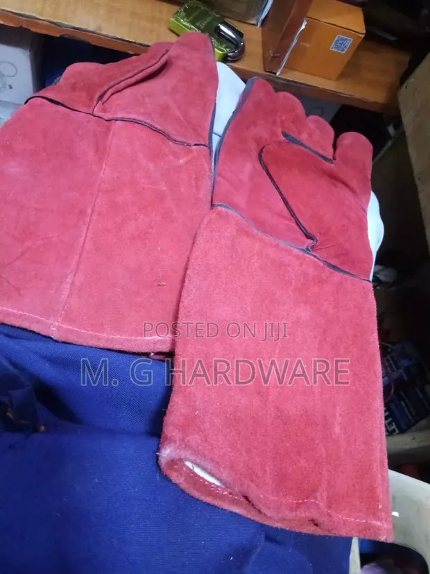Heavy Duty Leather Gloves with Lining - 1