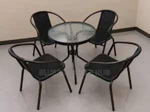 4 Seater Outdoor Garden Table & Chairs Set