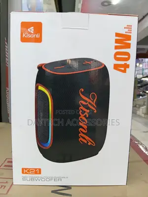 Kisonli 40W Spika Portable ya Bluetooth ya Nje