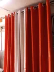 Shades of Orange Quality Curtains - 2