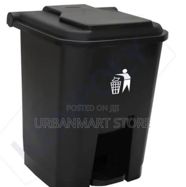 Kenpoly 50 Litre Heavy Duty Pedal Waste Bin - 1