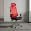 Ergonomic Red Mesh High Back Office Chair - 2