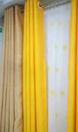 Plain Curtains Soft Fabric Available - 4