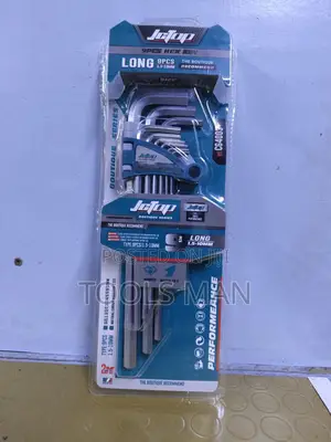 Allen Key Set 9pcs Jetop Long Hex Key Wrench 1.5-10mm