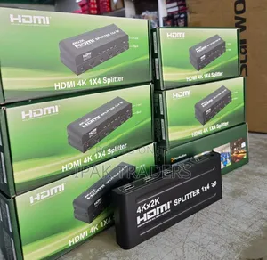 HDMI Splitter 1×4 1 Input to 4 Outputs Full HD 1080p Plug Play