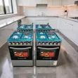 Brand New 3 Gas Burners + 1 Electric Free Standing Cooker - 1